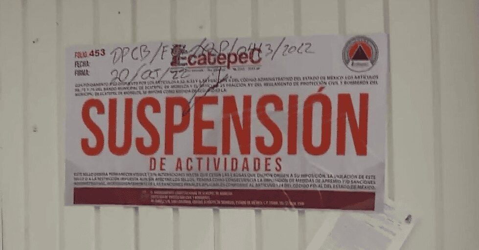 Cuatro centros de rehabilitación en Ecatepec suspendidos