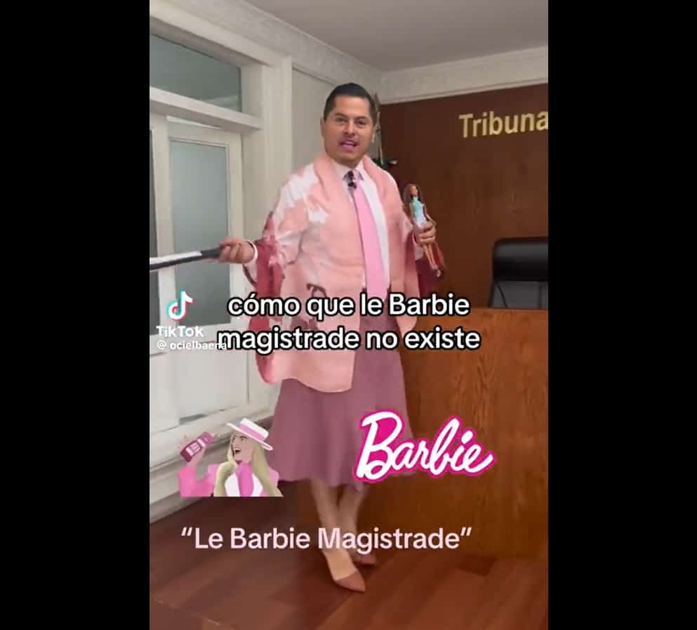 Nace Barbie Magistrade de Aguascalientes y se viraliza en TikTok