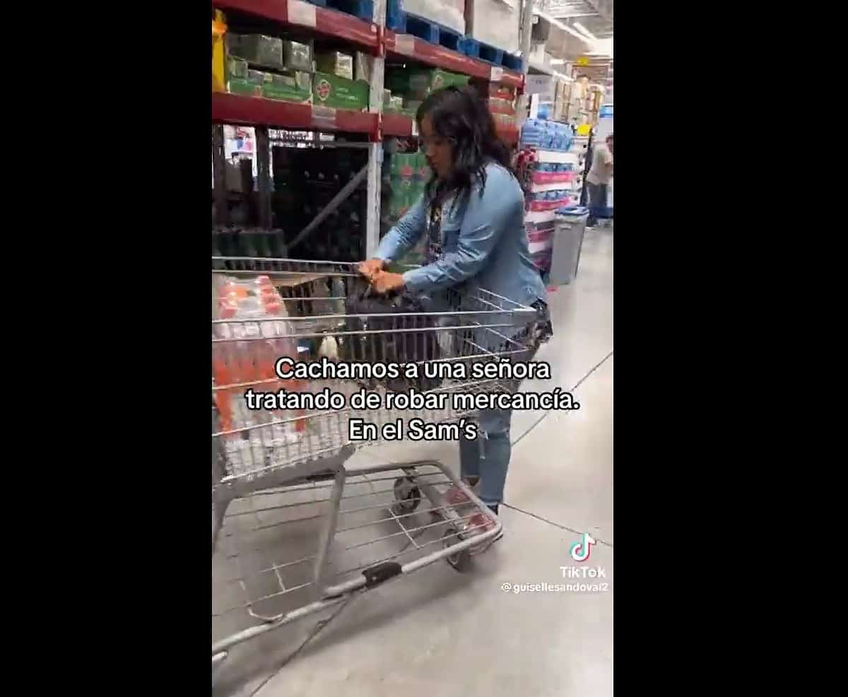 Una mujer fue descubierta tratando de robar varias botellas de whisky en un Sam’s