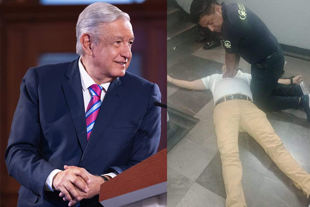 AMLO asegura que homicidio de hombre en el Metro de la CDMX fue por un robo