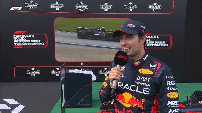 ‘Checo’ agradece a su equipo por apoyarlo este fin de semana difícil