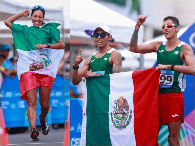 México obtiene doble oro y un bronce en caminata en los Centroamericamos
