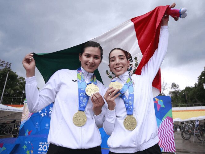 Yareli Salazar y Antonieta Gaxiola ganan la medalla de oro en la prueba Madison de los Centroamericanos