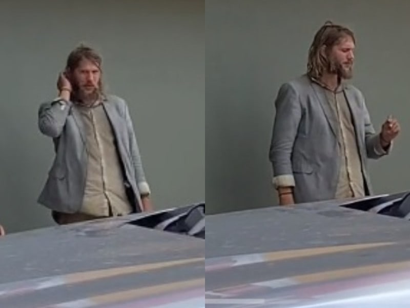 Indigente causa furor en redes sociales; le encuentran parecido al extinto Kurt Cobain y mujeres se lo quieren quedar