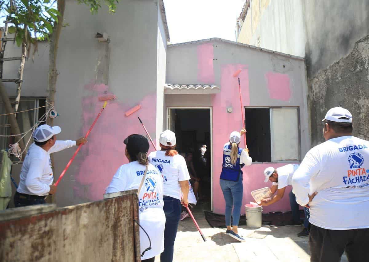 Se renuevan colonias con “Pinta tu Fachada” en Solidaridad