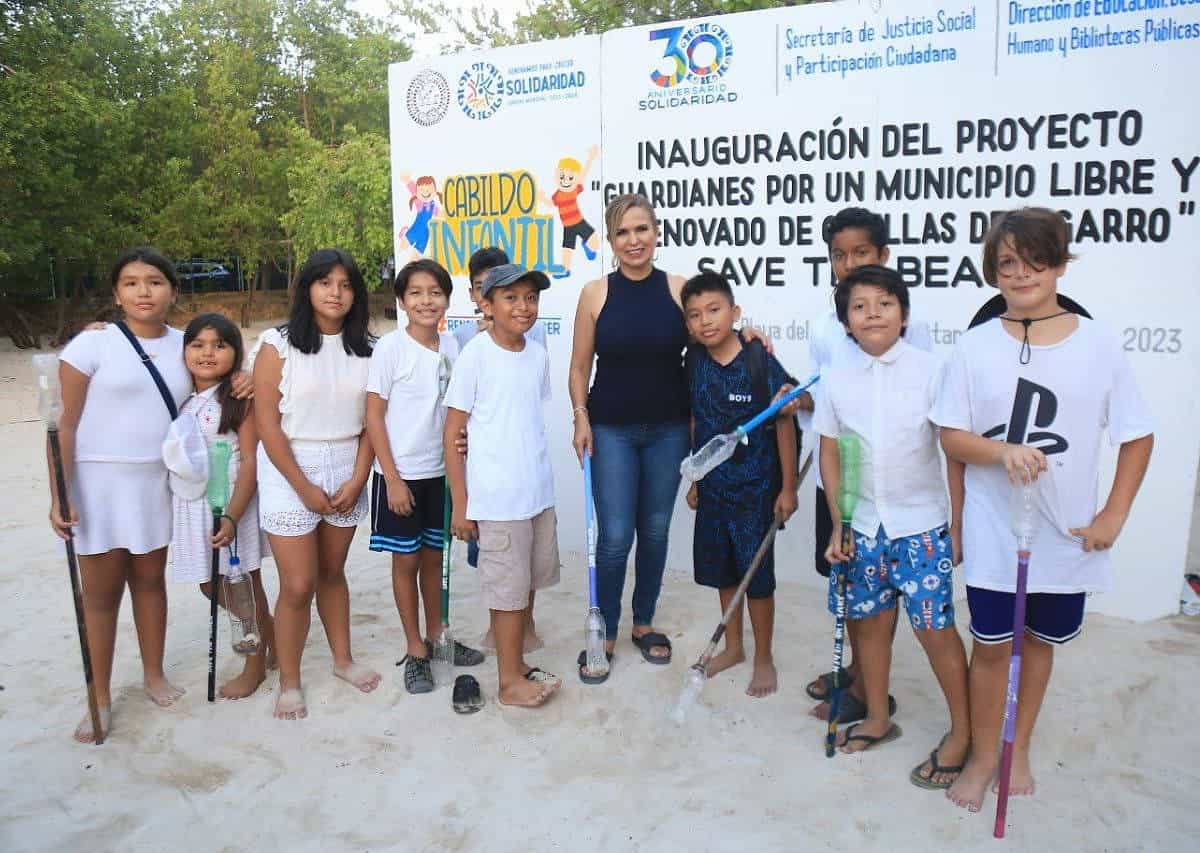 En Solidaridad, ponen en marcha acciones para limpiar las playas