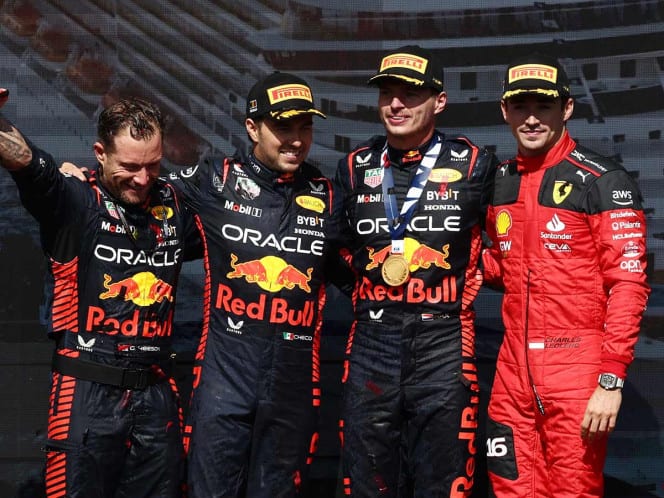 ‘Checo’ Pérez lo logra!, obtiene segundo lugar en el GP de Bélgica; Verstappen continua invicto