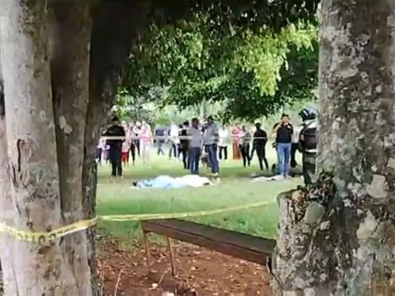 Asesinan a dos hombres mientras veian un partido de fútbol en Veracruz