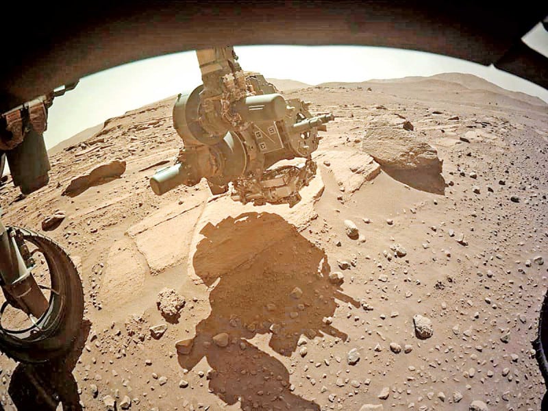 La NASA encuentra material orgánico en un lago de Marte