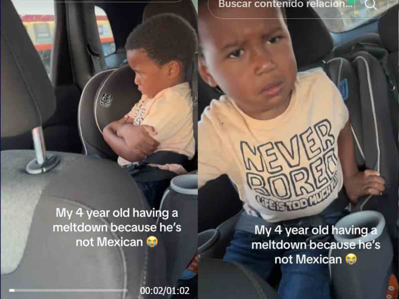 ¡Por amor a las quesadillas! Niño quiere ser mexicano y se enfurece por no serlo