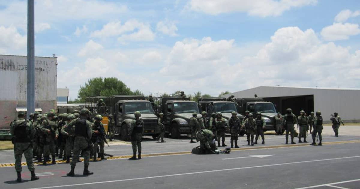 Para reforzar las tareas de seguridad en Tamaulipas, arriban 100 militares