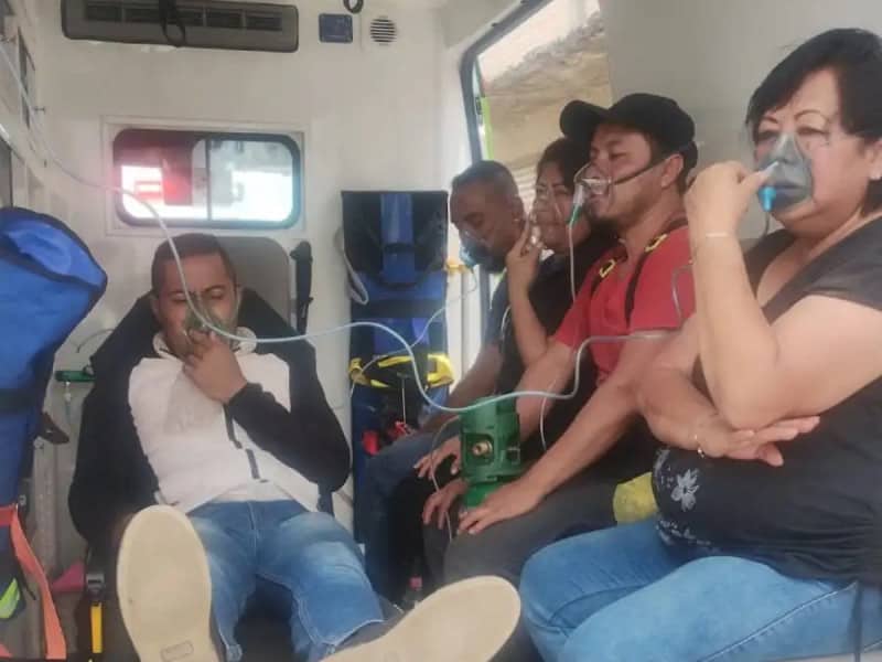 Por fuga de gas en Empresa de Ecatepec, 15 personas intoxicadas