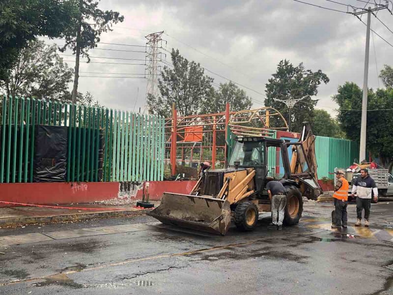 En el Socavón del Deportivo Gertrudis Sánchez, inician trabajos