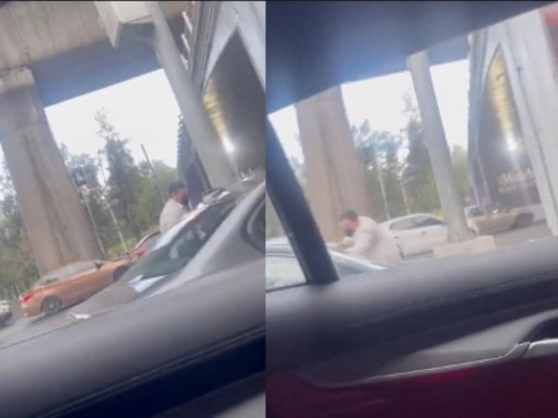 Asaltante disparó a plena luz del día a automovilista en Periférico, CDMX