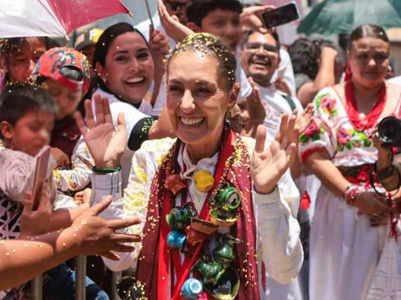 Claudia Sheinbaum llega a la sierra tarahumara