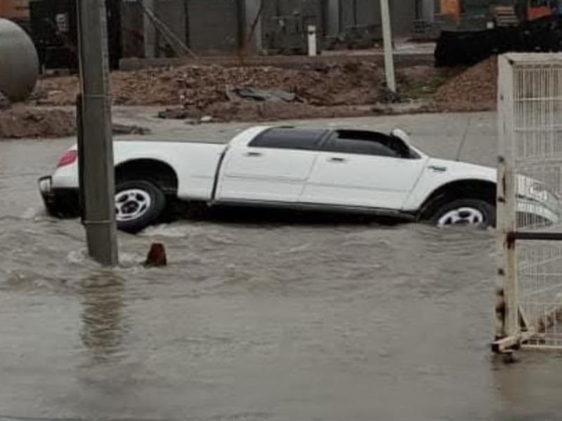 ‘Harold’ ocasiona lluvias en Nuevo Laredo, Tamaulipas