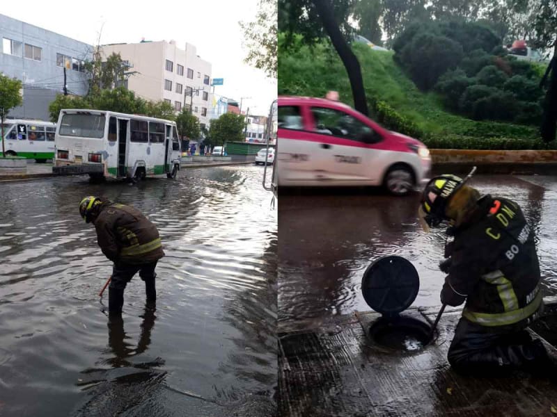 Coyoacán, Iztapalapa y Tlalpan , afectadas por la lluvia