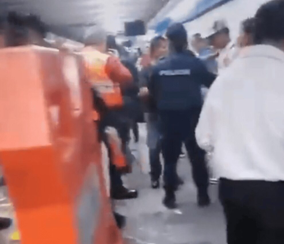 Novio de chica que aventaron a las vías del metro, no conocía a sujeto responsable
