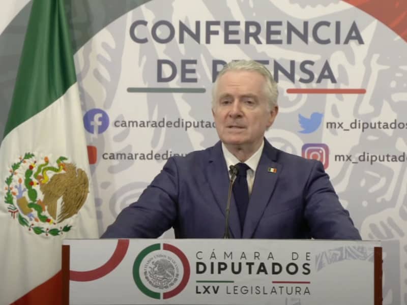 Santiago Creel presentó su renuncia como presidente de la Mesa Directiva de la Cámara de Diputados