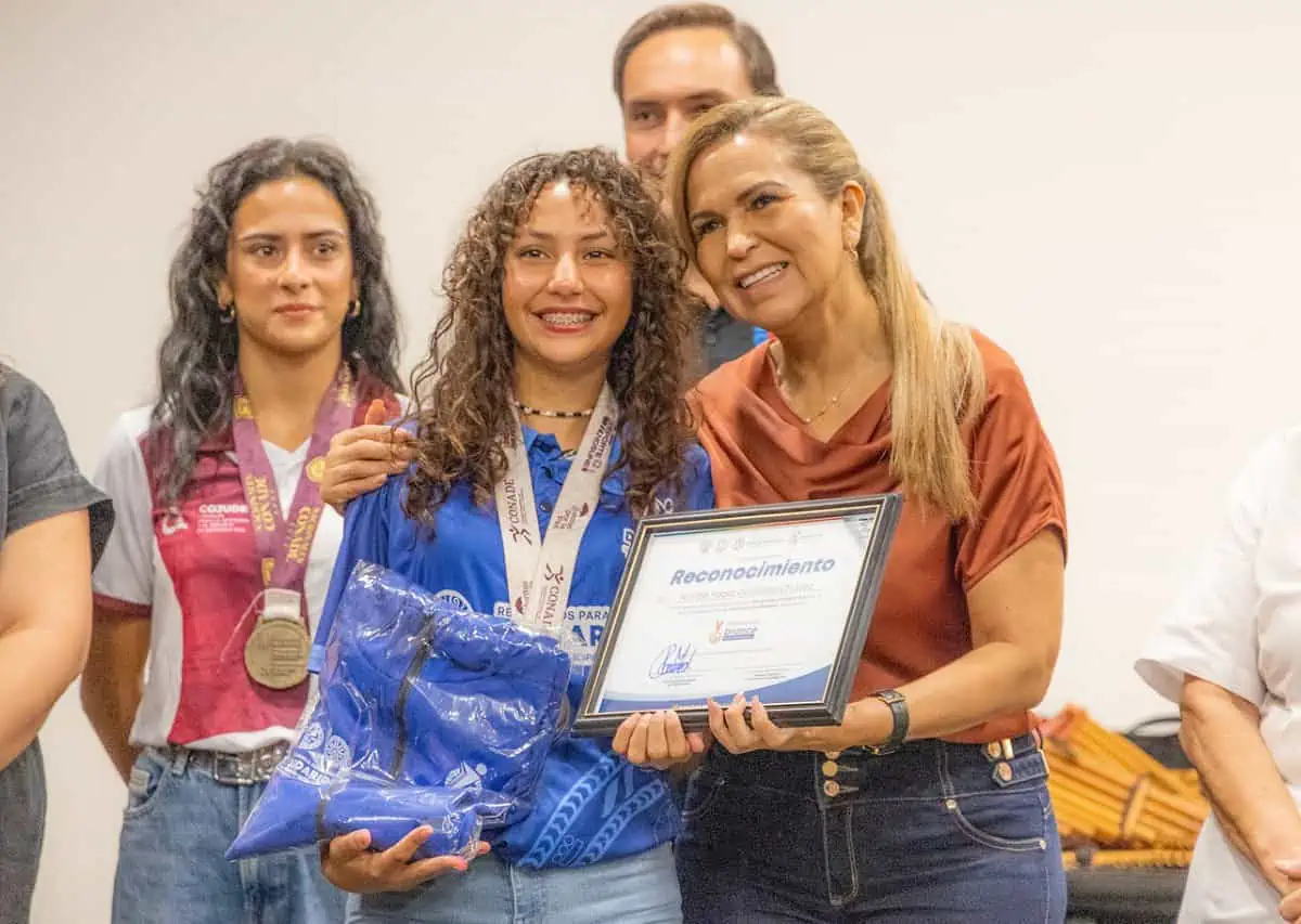 Lili Campos reconoce a los medallistas solidarenses de los Nacionales CONADE 2023