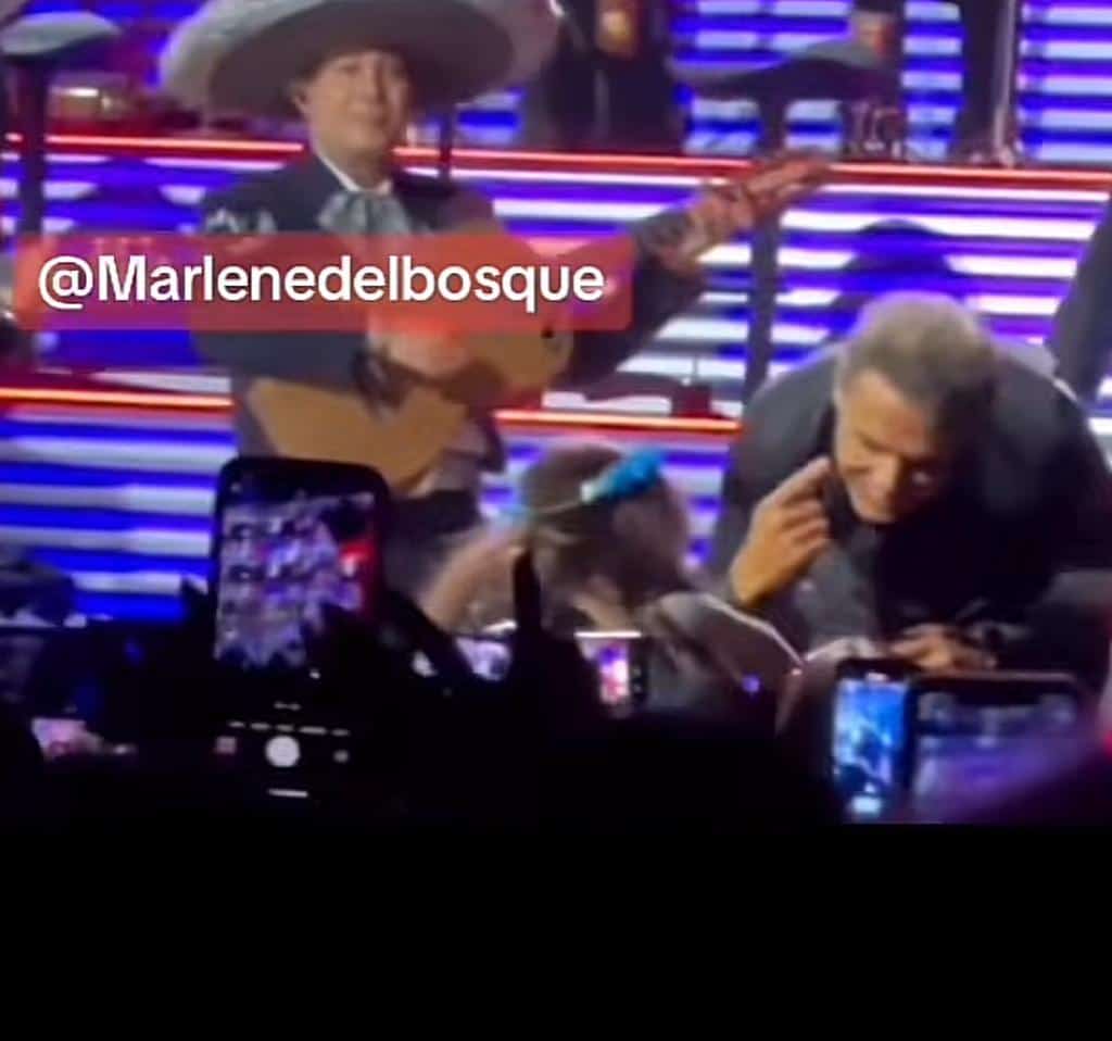 Fan logra besar a Luis Miguel en concierto
