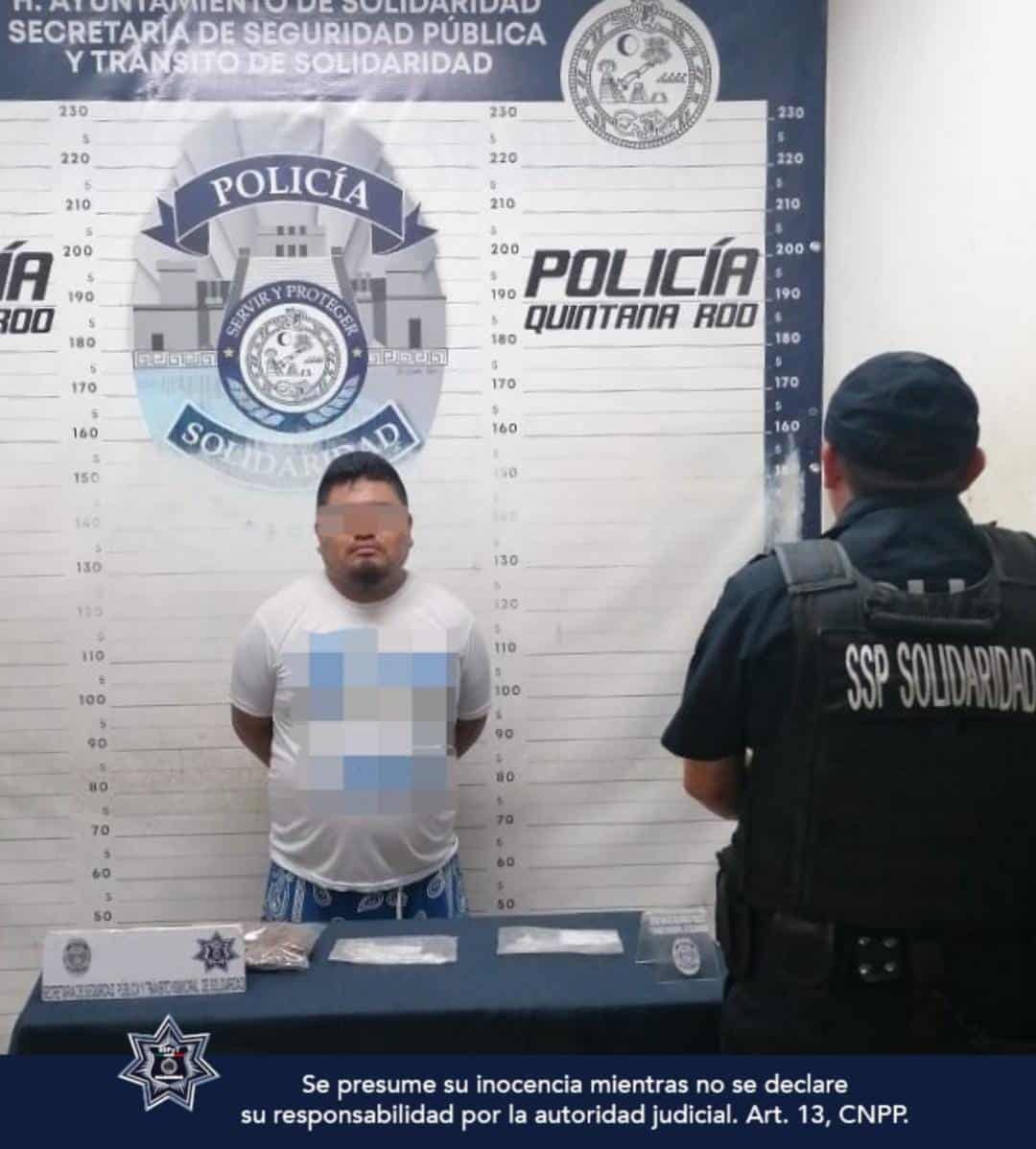 Más 40 envoltorios y 5 cajas con drogas fueron aseguradas por la Policía de Solidaridad