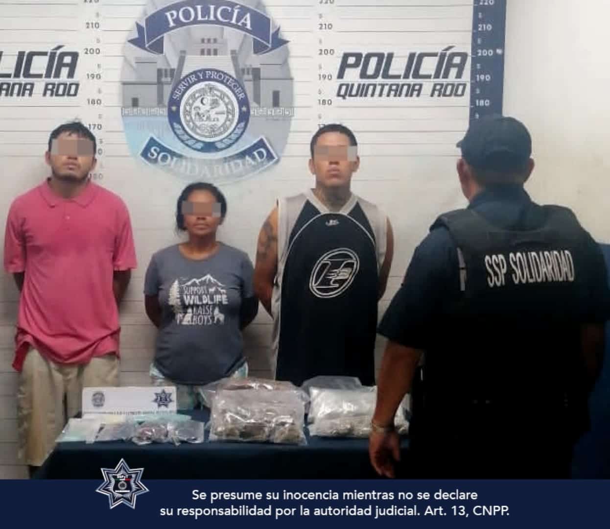 Policías de Solidaridad aseguran 120 dosis de drogas