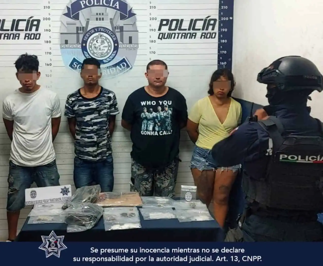 Policías de Solidaridad detienen a 6 personas relacionadas a la venta de drogas