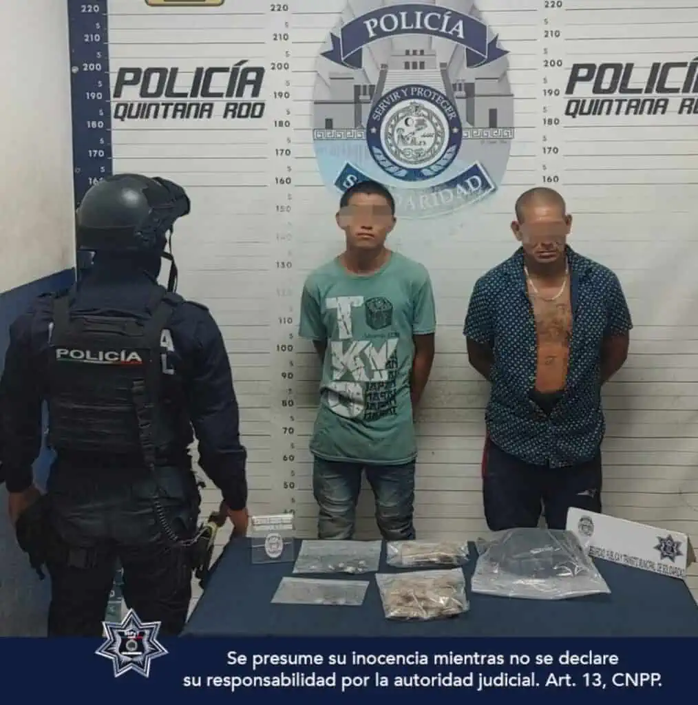 Policías de Solidaridad detienen a 6 personas relacionadas a la venta de drogas