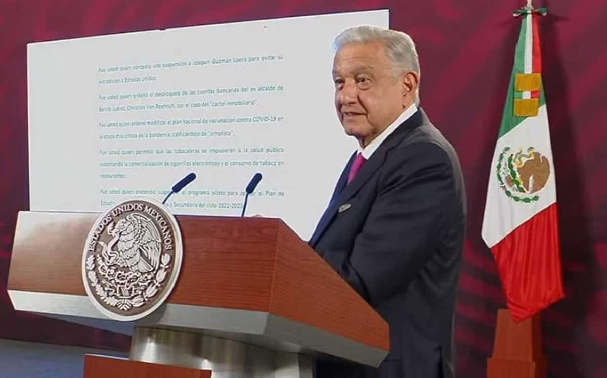 AMLO acusa de proteger delincuentes al juez que le prohibió hablar de Xóchitl Gálvez