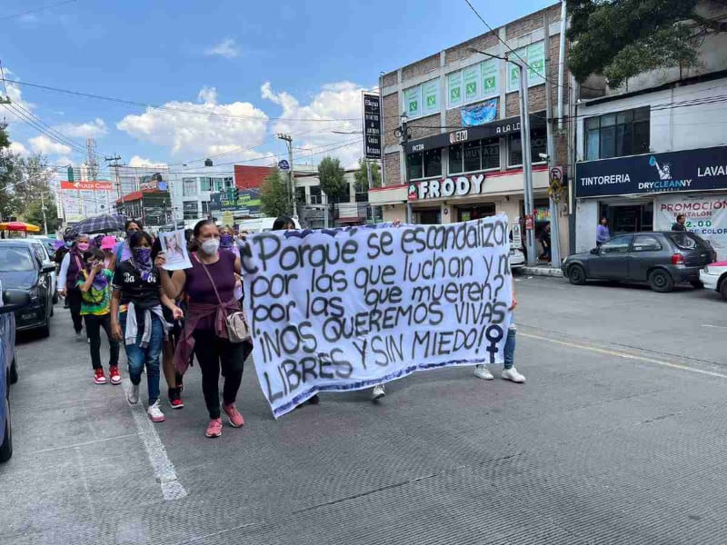 En Cuajimalpa realizan marcha feminista: exigen justicia para Rosa Jiménez