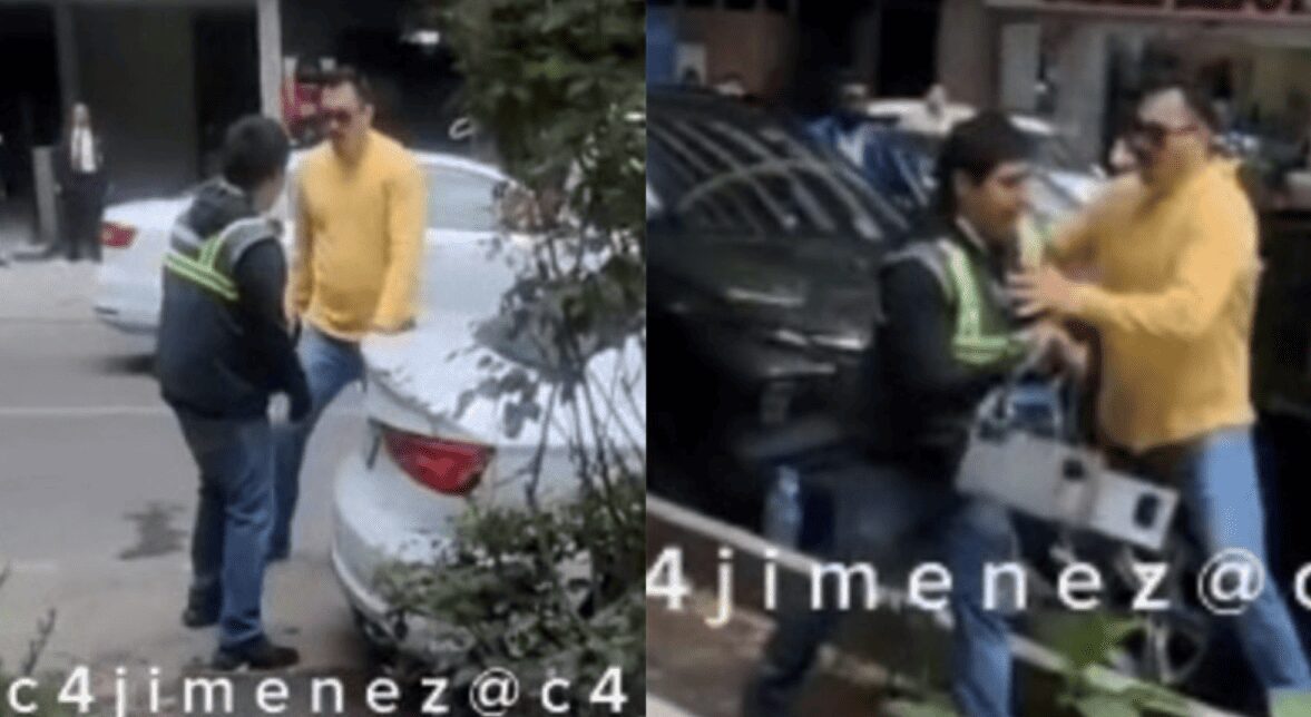 El individuo que causó una fractura en la mandíbula de un empleado de parquímetros fue remitido al reclusorio Norte