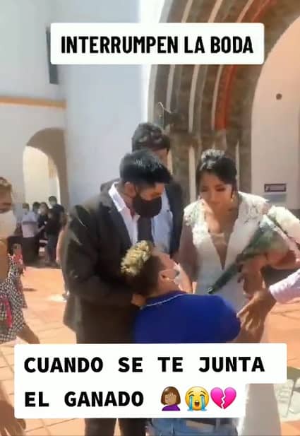 ¡Como sacado de una telenovela!; ex irrumpe boda y evita que su amada se case; el novio no se lo va a perdonar