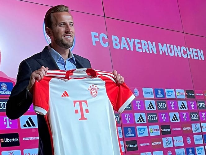 El delantero inglés Harry Kane es el nuevo juador del Bayern Múnich