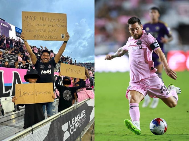 ¡Más vale pedir perdón que pedir permiso!; padre va con sus hijos a ver a Messi y se gasta el dinero de la renta