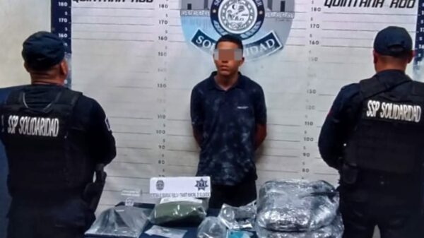 Policías municipales de Solidaridad atrapan a ladrón