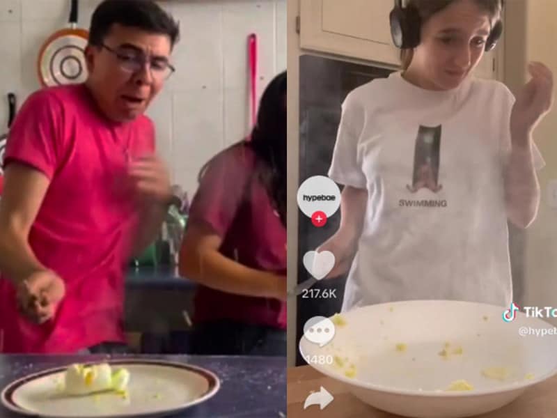 Vuelve el reto del “huevo explosivo” a TikTok; especialistas alertan a jóvenes sobre los posibles daños