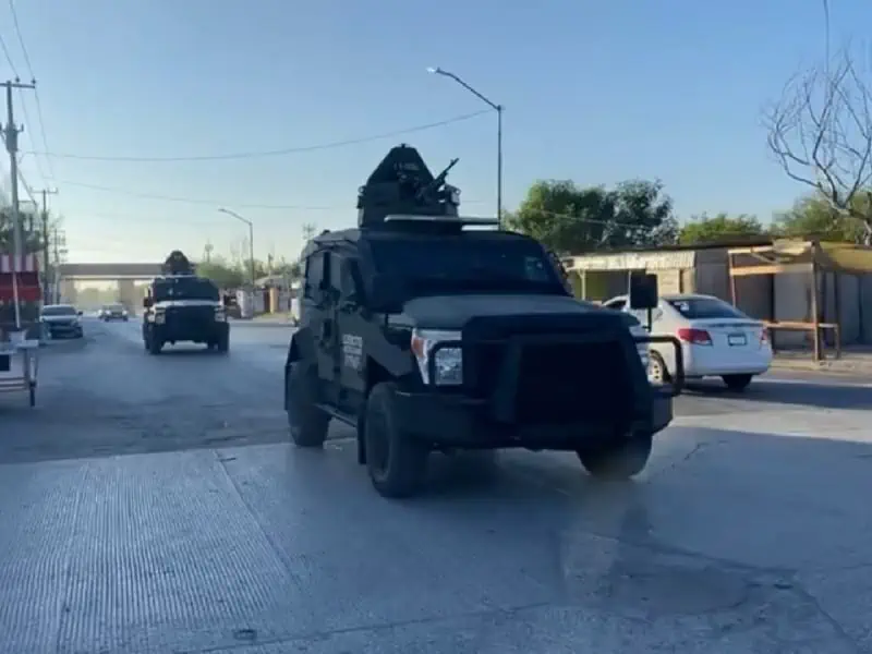 Realizan fuerte operativo de seguridad en Reynosa, Tamaulipas