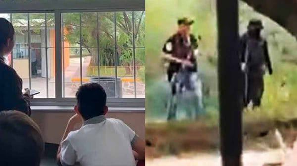 Estudiantes graban a civiles armados entrando a una secundaria en Zacatecas