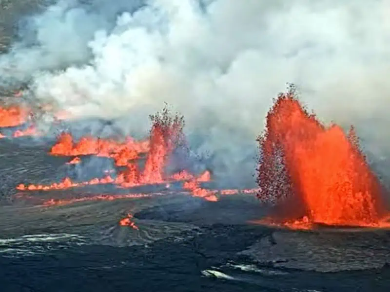 Nuevamente en erupción: es la tercera vez en el año que el Volcán Kilauea se estremece