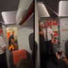 Entre turbulencias, una pareja es cachada mientras hacían el delicioso