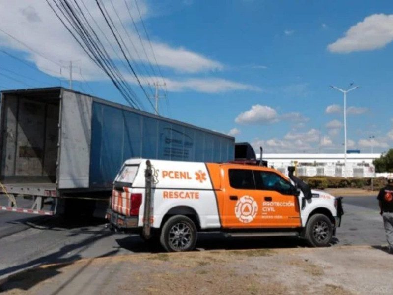 Fallece una niña tras ser atropellada por un tráiler en Nuevo León