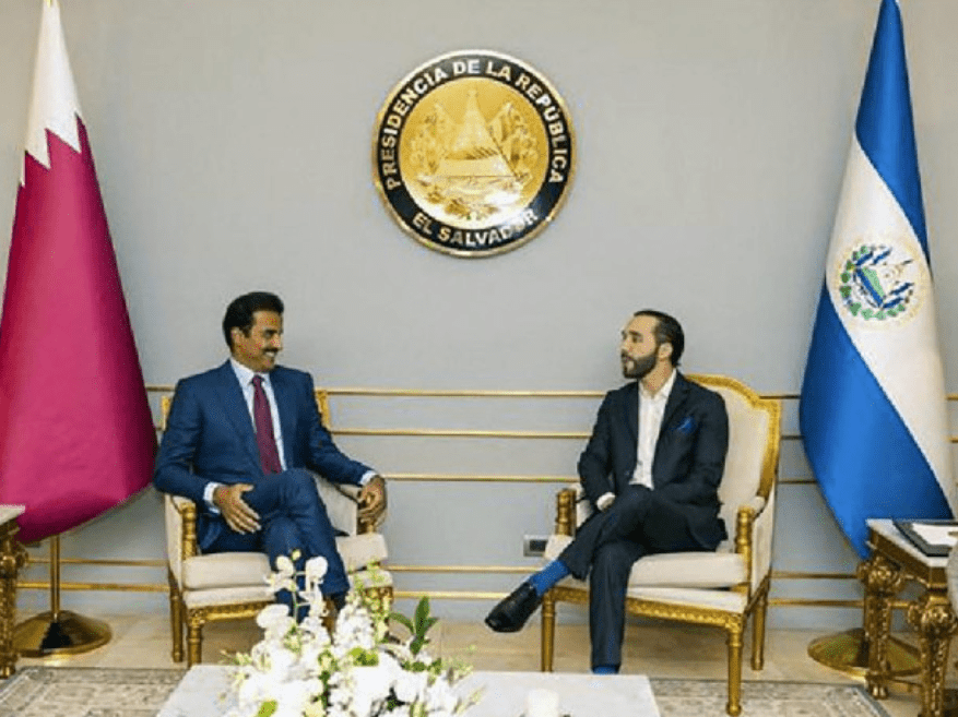 Mandatarios de El Salvador y Qatar firman acuerdos de cooperación