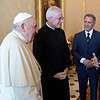 El papa Francisco recibe a Sylvester Stallone en el Vaticano