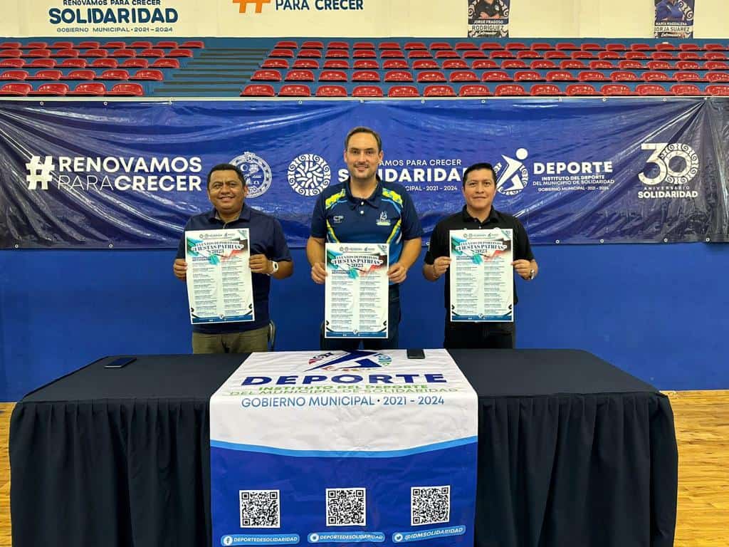 Dan a conocer calendario de eventos por Fiestas Patrias en Solidaridad