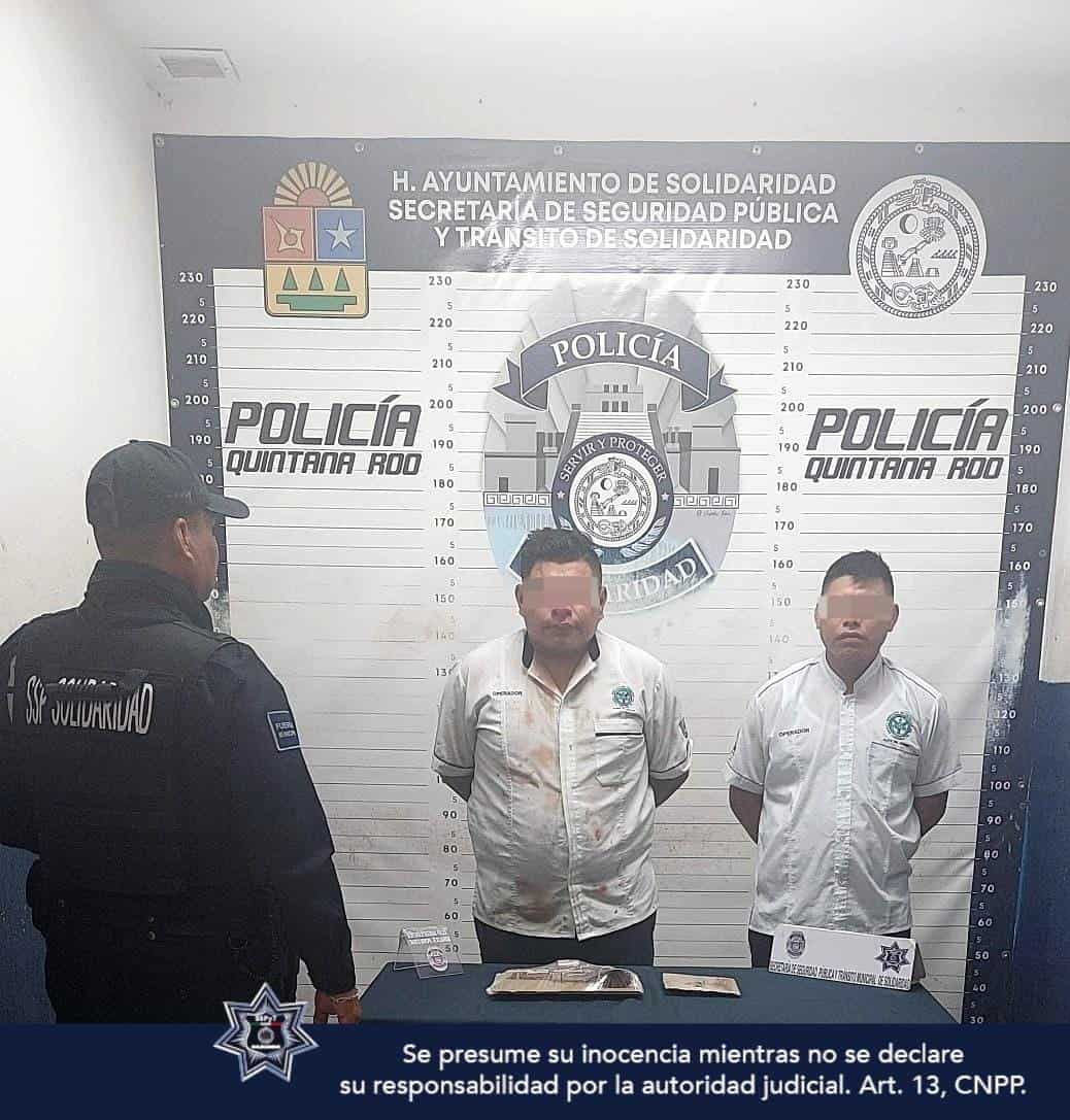Policías de Solidaridad detienen a dos personas por ataque con arma de fuego