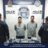 La Policía Municipal de Solidaridad detuvo a dos personas con un arma y drogas