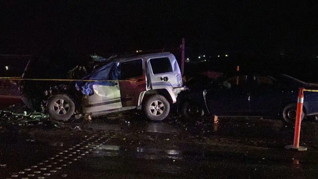 Accidente en carretera libre deja varios muertos en la carretera Libre Tijuana- Tecate