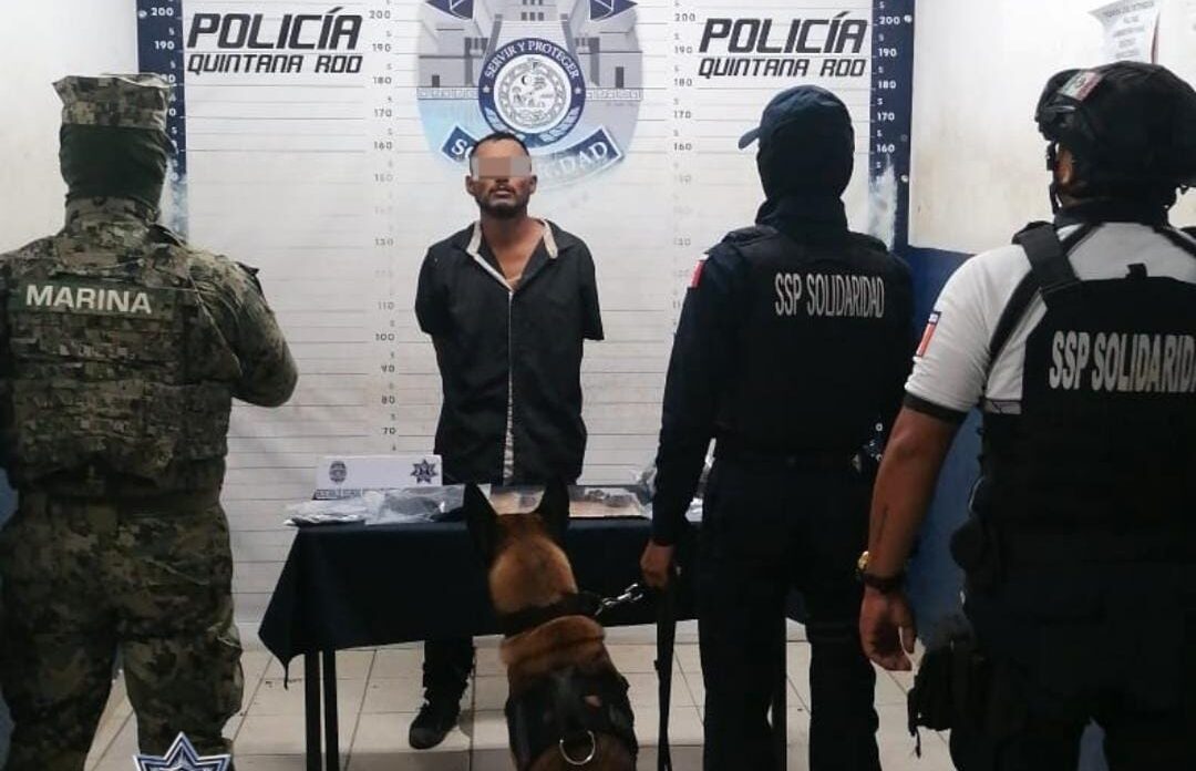 Captura la Policía de Solidaridad a un hombre que disparó contra un centro nocturno