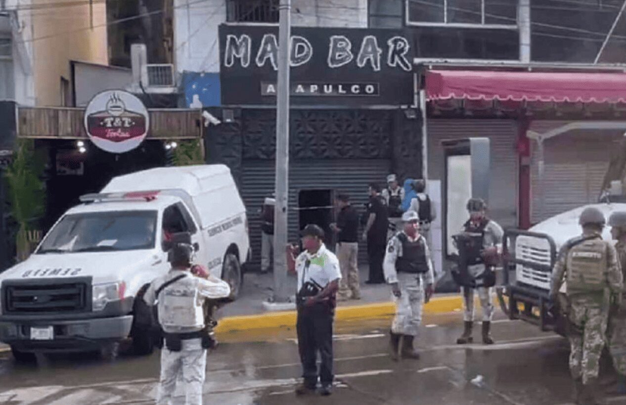 Ataque a un bar en Acapulco provoca conmoción al encontrar restos humanos de al menos 6 individuos